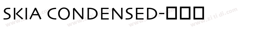 SKIA CONDENSED字体转换